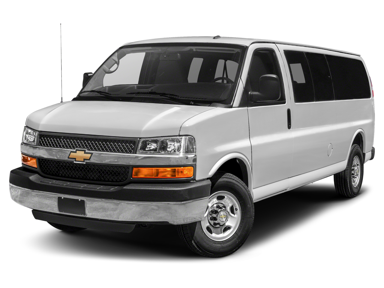 2015 Chevrolet Express 3500 Passenger LT Extended Van 3D