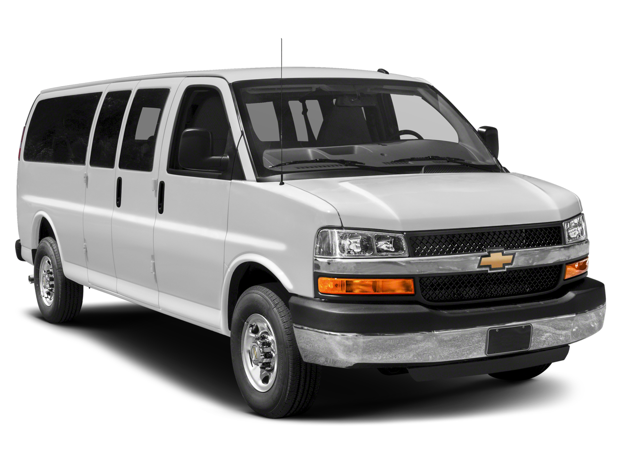 2015 Chevrolet Express 3500 Passenger LT Extended Van 3D